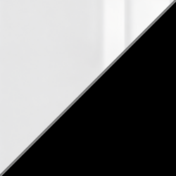 Белый глянец/Черный