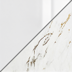 Белый глянец/Мрамор золото Белый глянец/Мрамор золото
