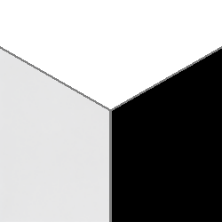 Белый/Черный/Белый глянец