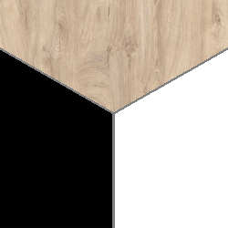 Дуб эндгрейн/Белый/Черный Дуб эндгрейн/Белый/Черный