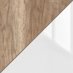 Дуб каньон/Глянец белый Дуб каньон/Глянец белый