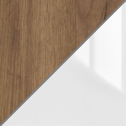 Крафт табачный/Белый глянец Крафт табачный/Белый глянец