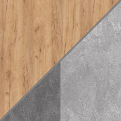 Крафт золотой/Бетон светлый, Бетон темный Крафт золотой/Бетон светлый, Бетон темный