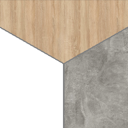 Сонома/Ателье светлый/Белый