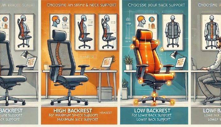 Сравнение кресел с высокой и низкой спинкой: что выбрать и почему