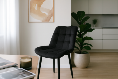 Стул &quot;Бостон&quot; черный матовый Velutto 34 черный