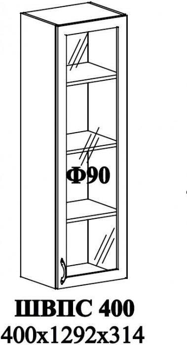 Ф-90 Альфа (ШВПС 400) МДФ холст латте