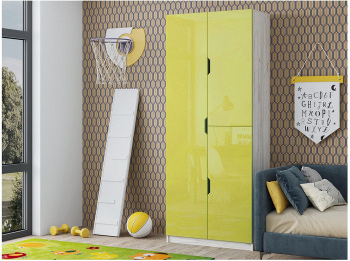 Модульная детская Юниор-15 МДФ, композиция 3