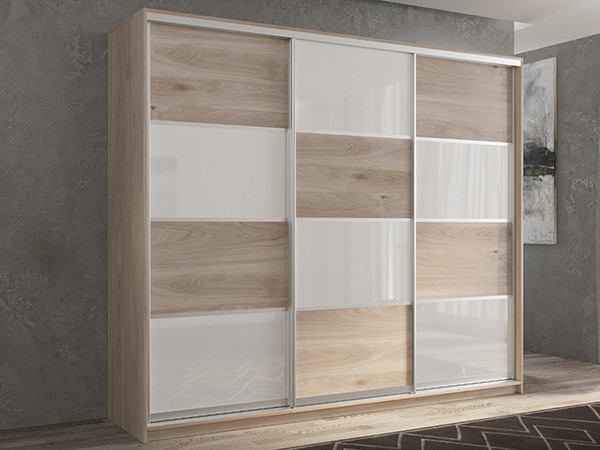 Шкаф-купе Кааппи 14 Кастелло Серый 240х60х230 см