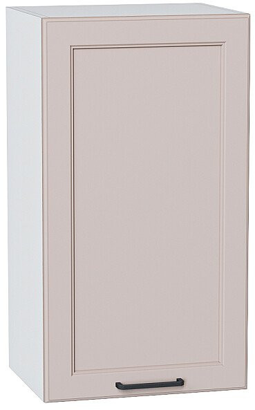 Кухонный гарнитур угловой Барселона-05, МДФ/Стекло, 220×160 см, Белый/Кашемир (Снежный мрамор)