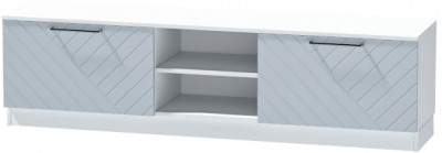 Тумба для ТВ-техники напольная "Иннэс-7", Белый/Монблан Р-826