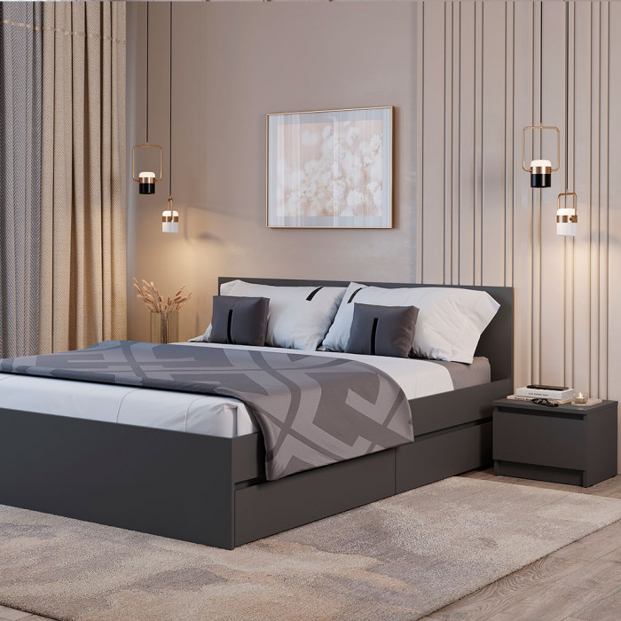 Симпл ТБ-11 тумба прикроватная графит