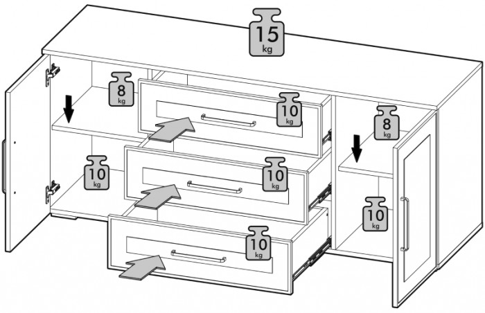 Гостиная Антеро. Комплектация 1