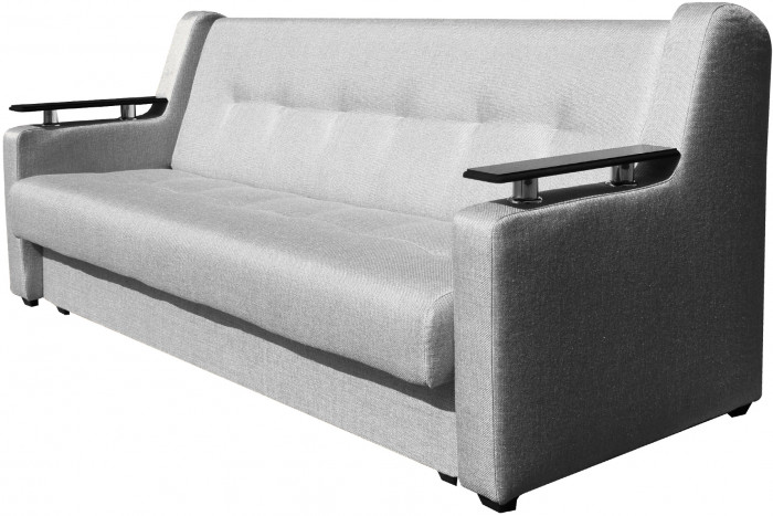 Диван СЕНАТОР ЛЮКС 140 серый ПБ