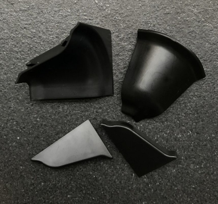 К-т заглушек д/плинтуса черный, Thermoplast, 1910/1242/1905...