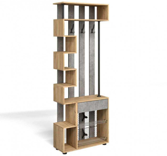 Прихожая мини-лайт компл. 4 дуб крафт/ателье