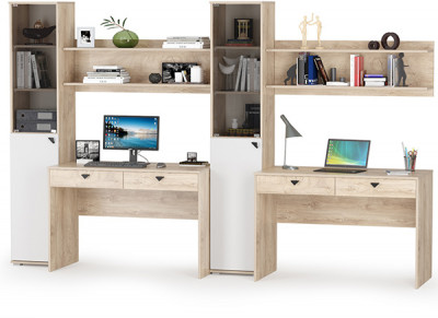 КР100 Бостон № 10, цвет дуб эндгрейн элегантный/ 12.69+09.132+13.155+12.69+09.132+13.155, ШхГхВ 307,6х57,2х194,4 см., ун. сборка