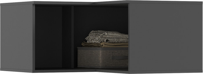 Норд Шкафы угловая композиция, Графит/Изумрудный