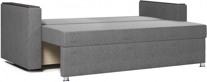 Диван-кровать Атлант2, еврокнижка, рогожка, 140х190, серый