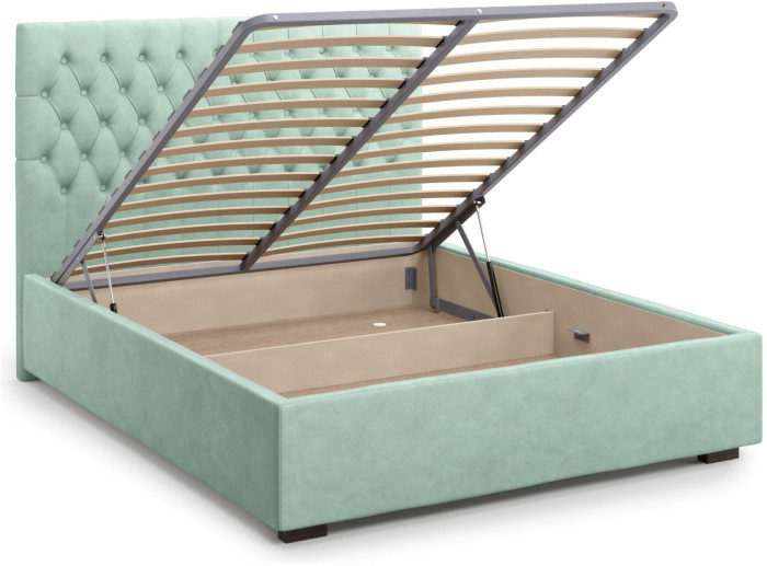 Кровать Nemi 160 с подъемным механизмом, Velutto 14