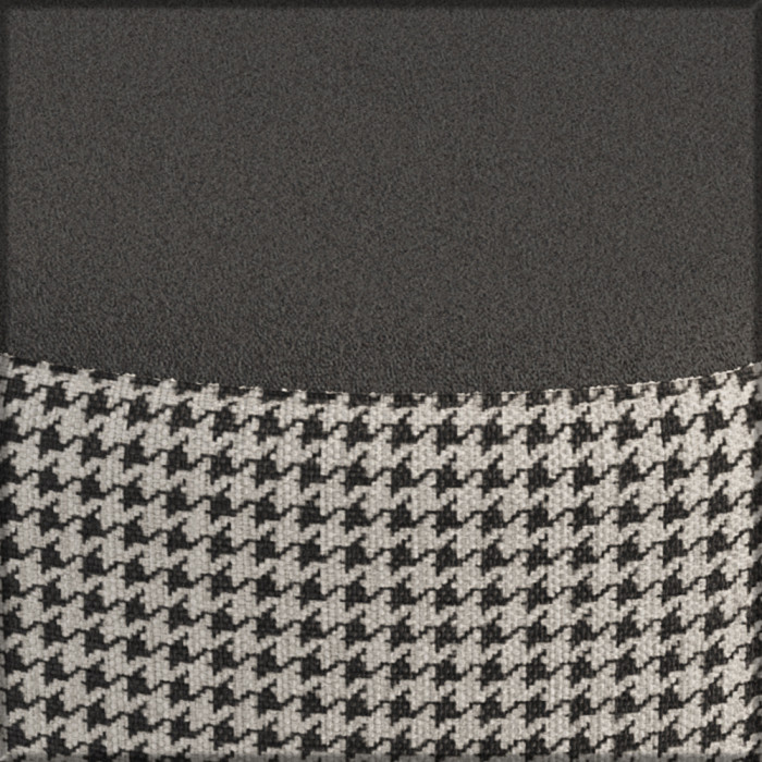 Афина Спальня 4-25901М1к.с. Трюмо + Банкетка 6-5134ТКчёр Ева, цвет кашемир серый/ткань чёрная, ШхГхВ 105х38,6х129 + 38х38х45 см., универс. сб.