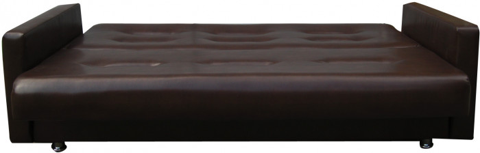 Диван Аккорд 120 коричневый , пружинный блок Боннель