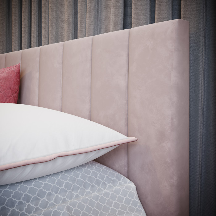 Нега Кровать интерьерная 140 пыльная роза, ПМ