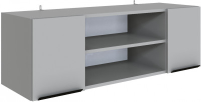 Полка навесная Мадрид ПН-3 (1,1) камень серый