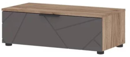 ОРЕГОН ТБ 01 Тумба 800 (800х275х400) Фасад МДФ АСФАЛЬТ СУПЕРМАТ,ДУБ КРАФТ ТАБАЧНЫЙ/Корпус ДУБ КРАФТ ТАБАЧНЫЙ