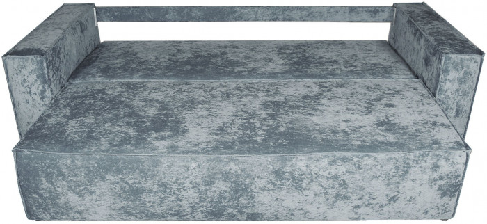 Диван-кровать Лофт Люкс Плюш, еврокнижка, пружинный блок,140х195, серый