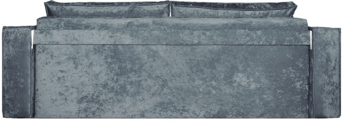 Диван-кровать Лофт Люкс Плюш, еврокнижка, пружинный блок,140х195, серый