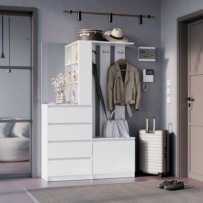 Симпл Прихожая ПР-04 белый