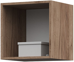 Антресоль 400 Машенька (400х400х380) Фасад КАШЕМИР/Корпус ДУБ КРАФТ ТАБАЧНЫЙ