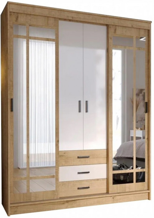 Лорд Шкаф-купе (Ясень шимо темный / светлый)