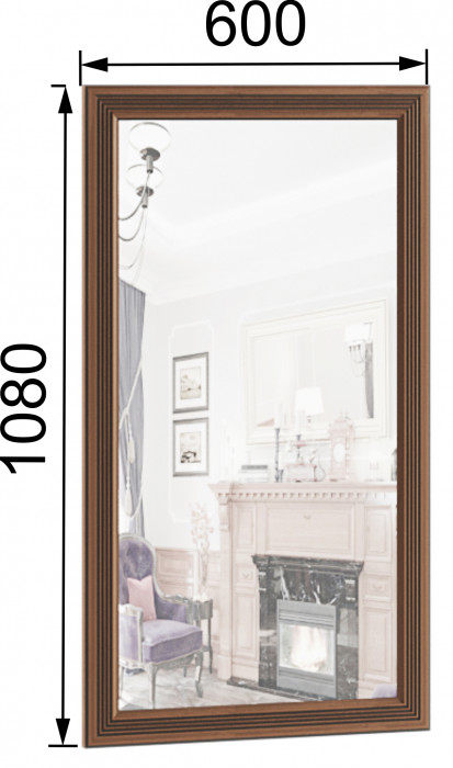 Ливорно Зеркало ЛЗ-30 орех донской