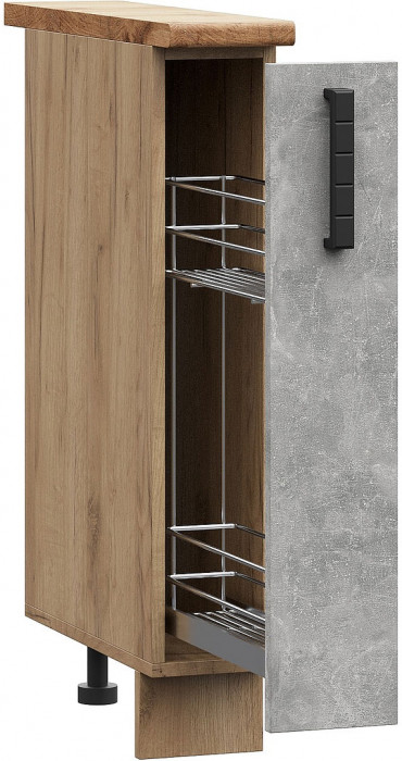 ШН 200 корпус под бутылочницу (200х816х510) б/ст дуб крафт золото