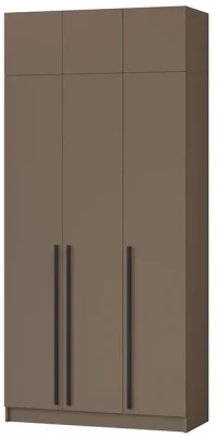 Шкаф Бастион 1500 №2 с антресолью, Молочный шоколад