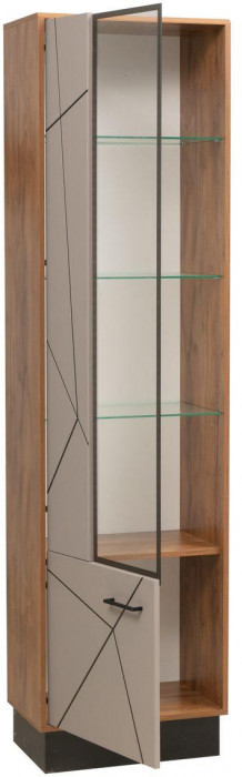 Шкаф-пенал Гамма 54.01 Левый Таксония/Грэй