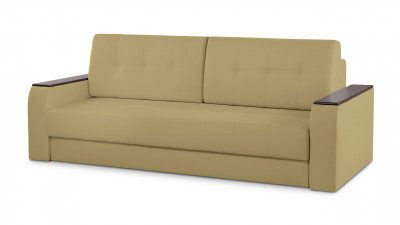 Диван Арго Лайт Galaxy Cream 230*94*80 см, Светло-бежевый Экокожа Еврокнижка Фиеста