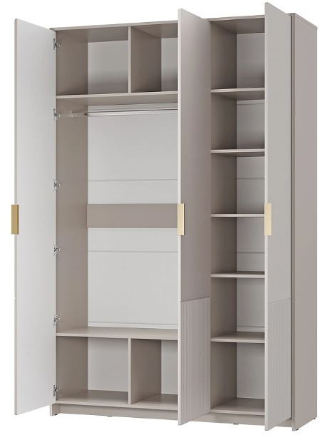 Шкаф 3-х створчатый "Пандора" ШК-06 Кашемир/Айриш MF03