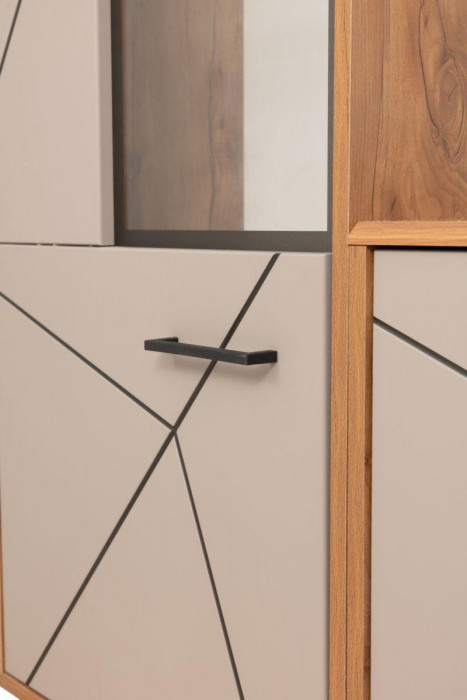 Шкаф-пенал Гамма 54.01-01 Правый Таксония/Грэй