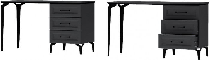 Модульный Кабинет Шарм, набор 3, Антрацит