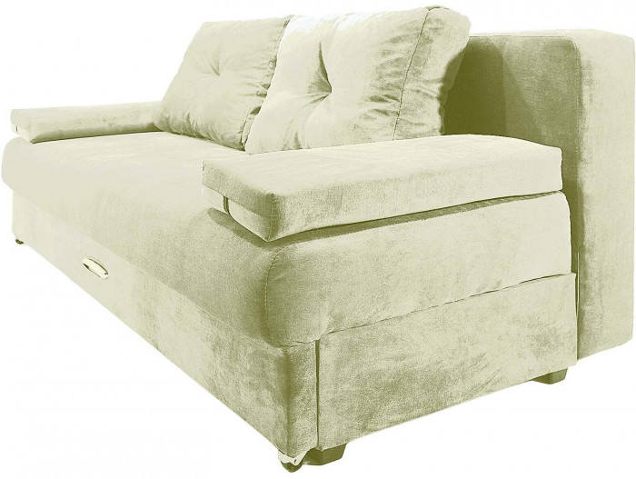 Диван-кровать Амстердам Мини Люкс, 150х195, еврокнижка, велюр, бежевый