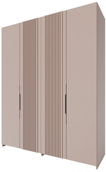 Шкаф 4-х дверный для одежды "Харди" - Латте/Ирландский ликер
