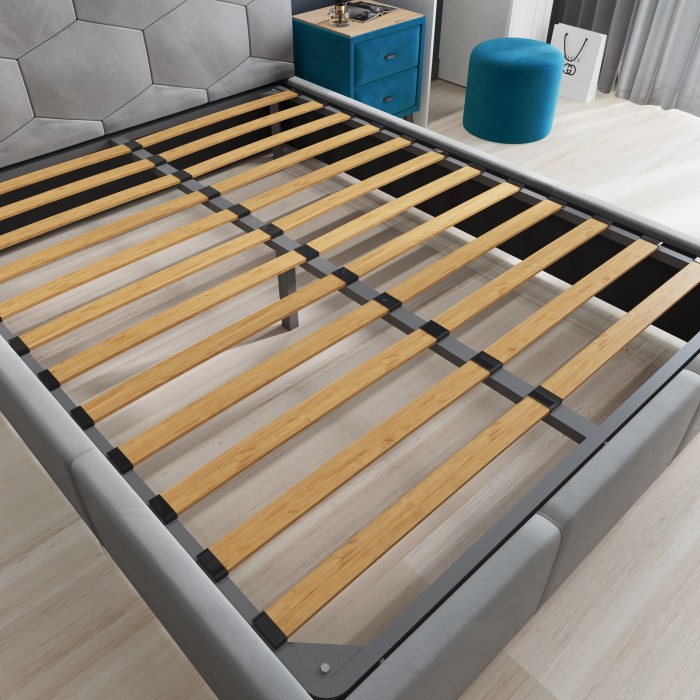 Манука Кровать интерьерная 120 пыльная роза, ортопед