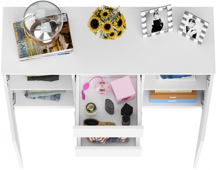 Мори Комод МК1200.3, цвет белый, ШхГхВ 120,4х41х73 см.