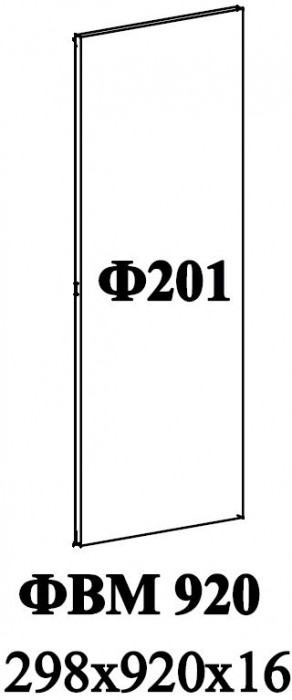 Ф-201 Модена Фальшпанель (верхние модуля 920) дуб ваниль