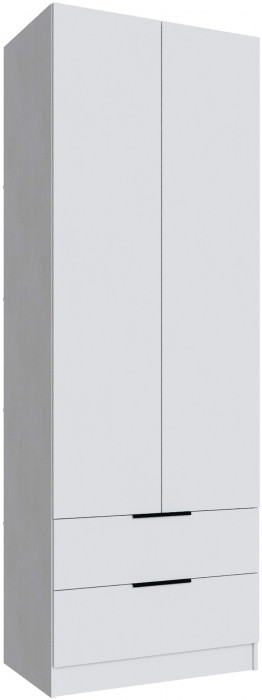 Шкаф Мадрид (0,8) с 2 ящ. без зеркала, Белый