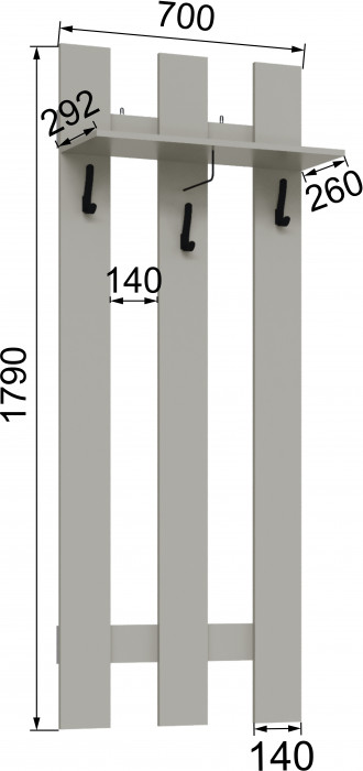 Вешалка Мадрид (0,7), Кашемир