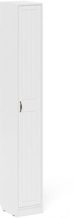 Прихожая П-6 Компоновка № 28, цвет белая шагрень/фасады МДФ белое дерево фрезеровка прованс, ШхГхВ 140х50х210 см., универсальная сборка